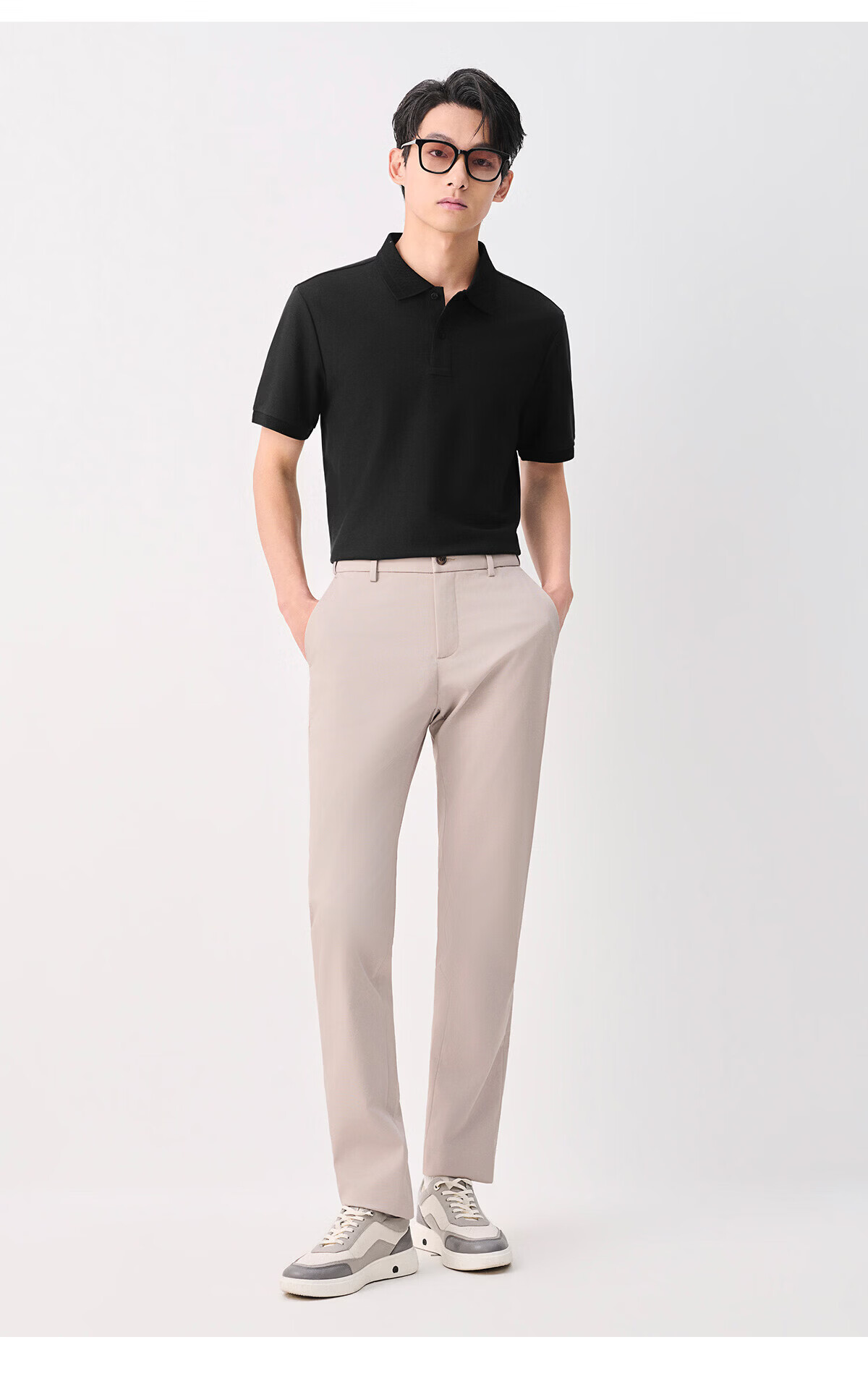 Baoxiniao Men's Short Sleeve Polo Shirt Business Casual Collared T-Shirt KESTA1204AU 14
